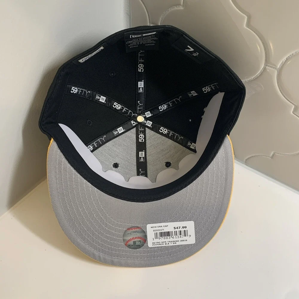 Pittsburgh Pirates New Era 59FIFTY Retro Spring Training Fitted Hat Size 7 3/8